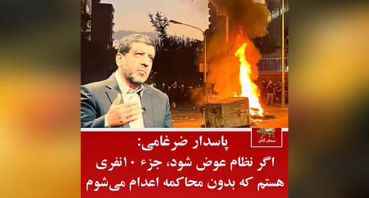 ضرغامی اگر رژیم سقوط کند